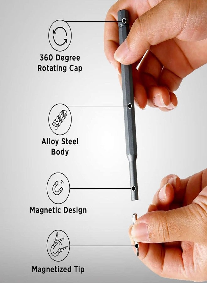 Saiyam 24 In 1Mini Screwdriver Set, S2 Alloy Steel Pocket Manual Screwdriver Tool Set Repair Tool Kit With Case Screwdriver Set For Electronics, Phones, Desktop, Laptop - Image 3